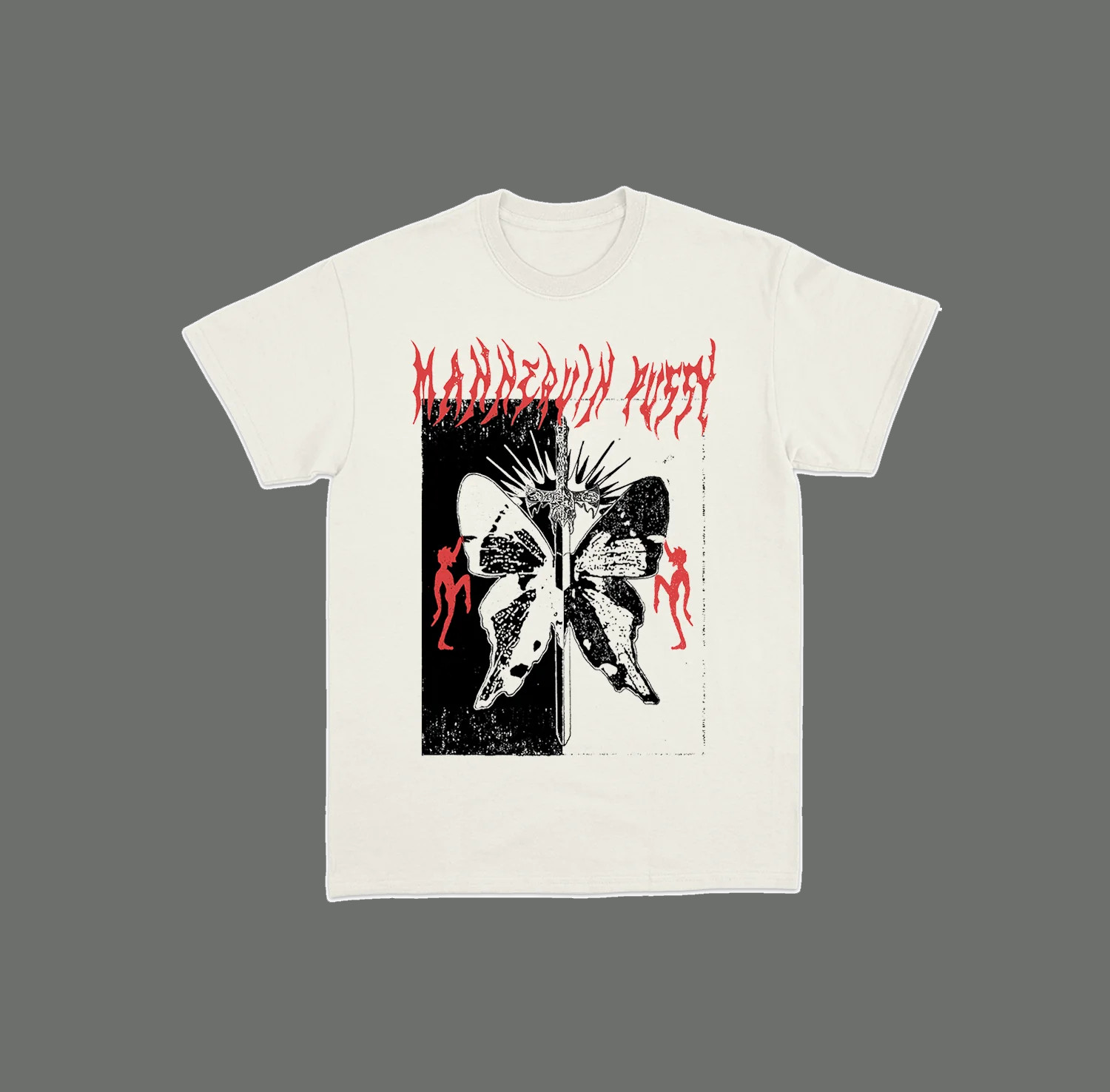 Mannequin Pussy Butterfly Natural T Shirt White Classic Unisex S-5XL