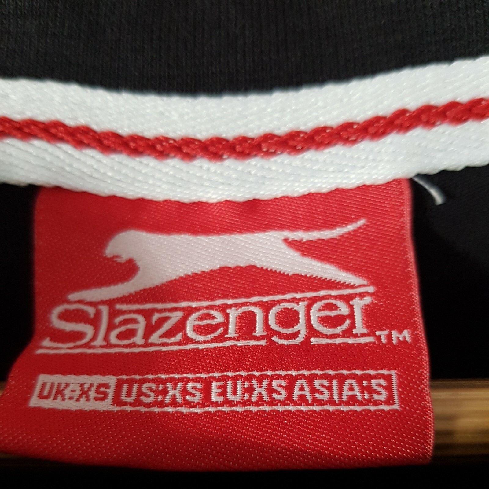 Slazenger Mens Black T Shirt Size XS Good Used Condition