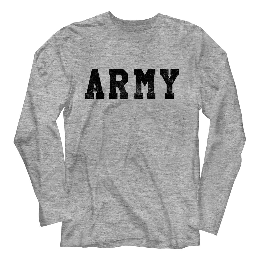 United States Armed Forces U.S. Army In Big Letters Men’s Long Sleeve T Shirt