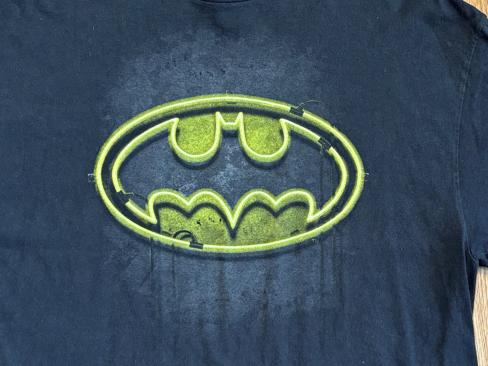 Batman Neon Bat Signal DC Comics 2XL Graphic T-Shirt