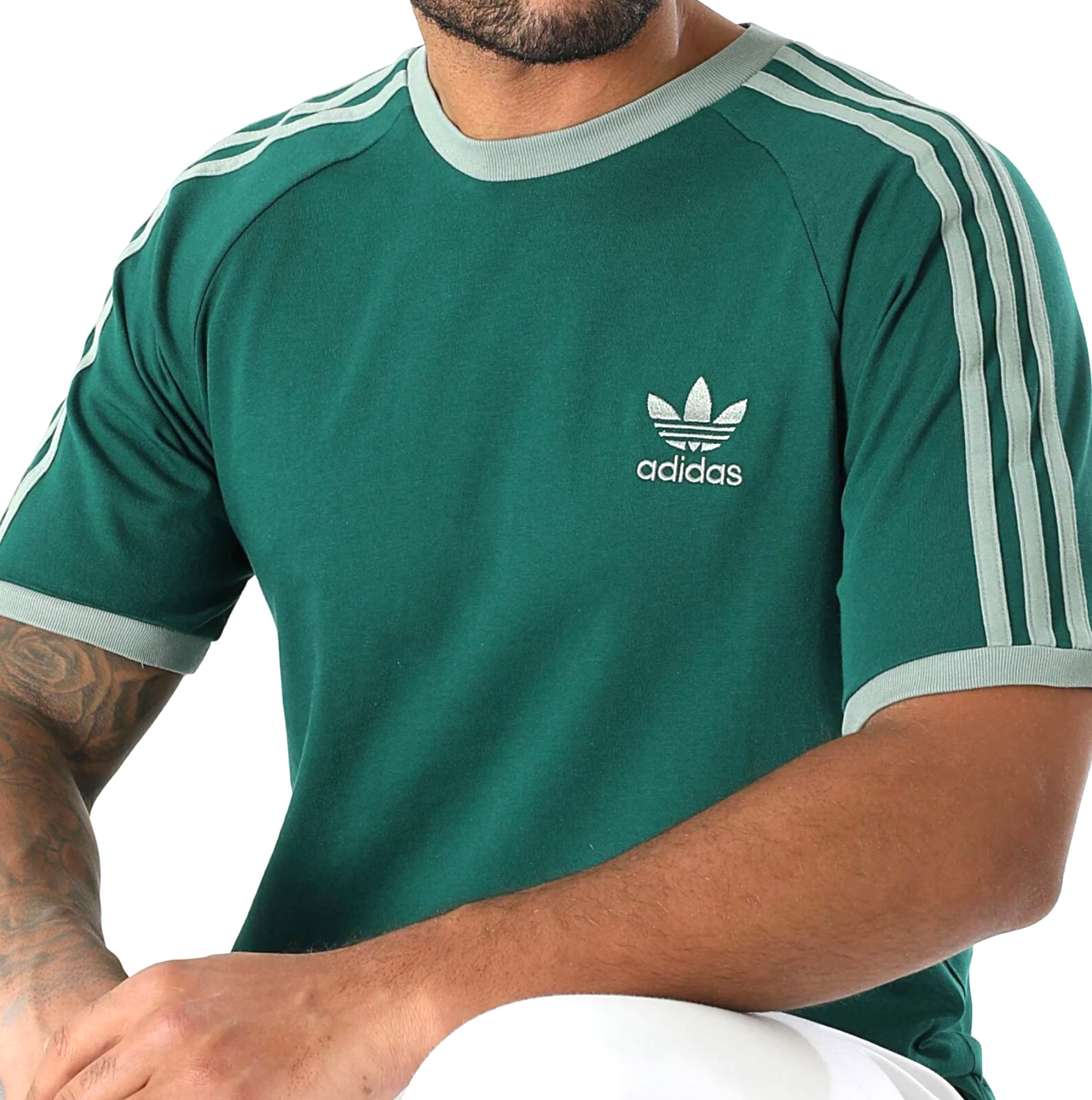 NEW MENS ADIDAS ORIGINALS CALIFORNIA TREFOIL TEE SHIRT~SIZE 2XL #JN7017