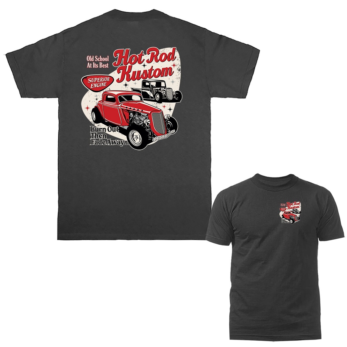 Hot Rod Kustom Classic Vintage Car Automobile Graphic T-shirt