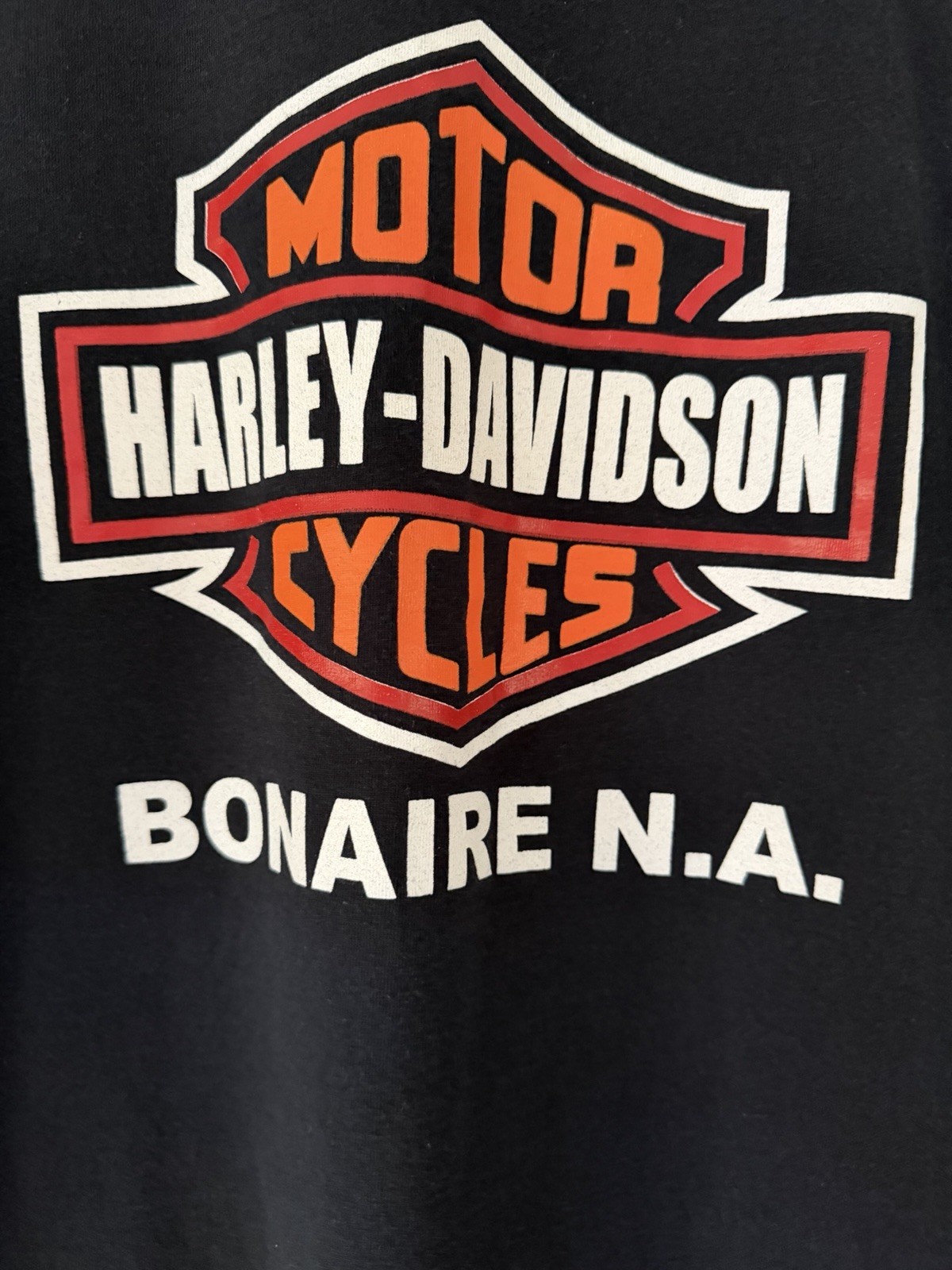 Harley Davidson Bonaire N.A. T-shirt – Men’s Size L – Made In USA 🇺🇸