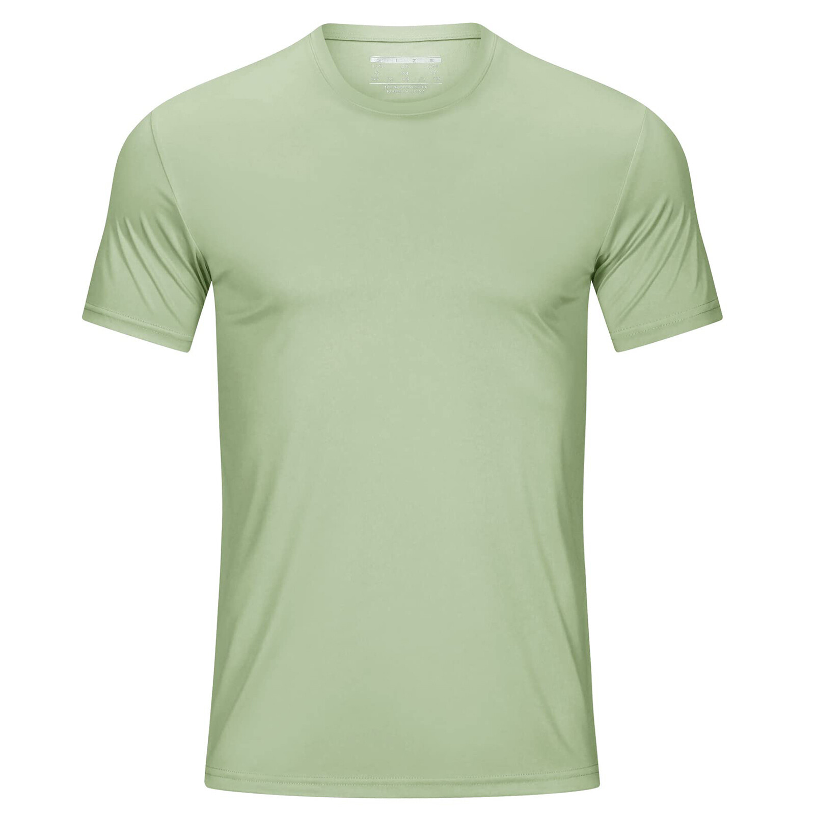 Men’s UPF50+ Short Sleeve T-Shirt Quick Dry Running Fishing Performance Tee Tops