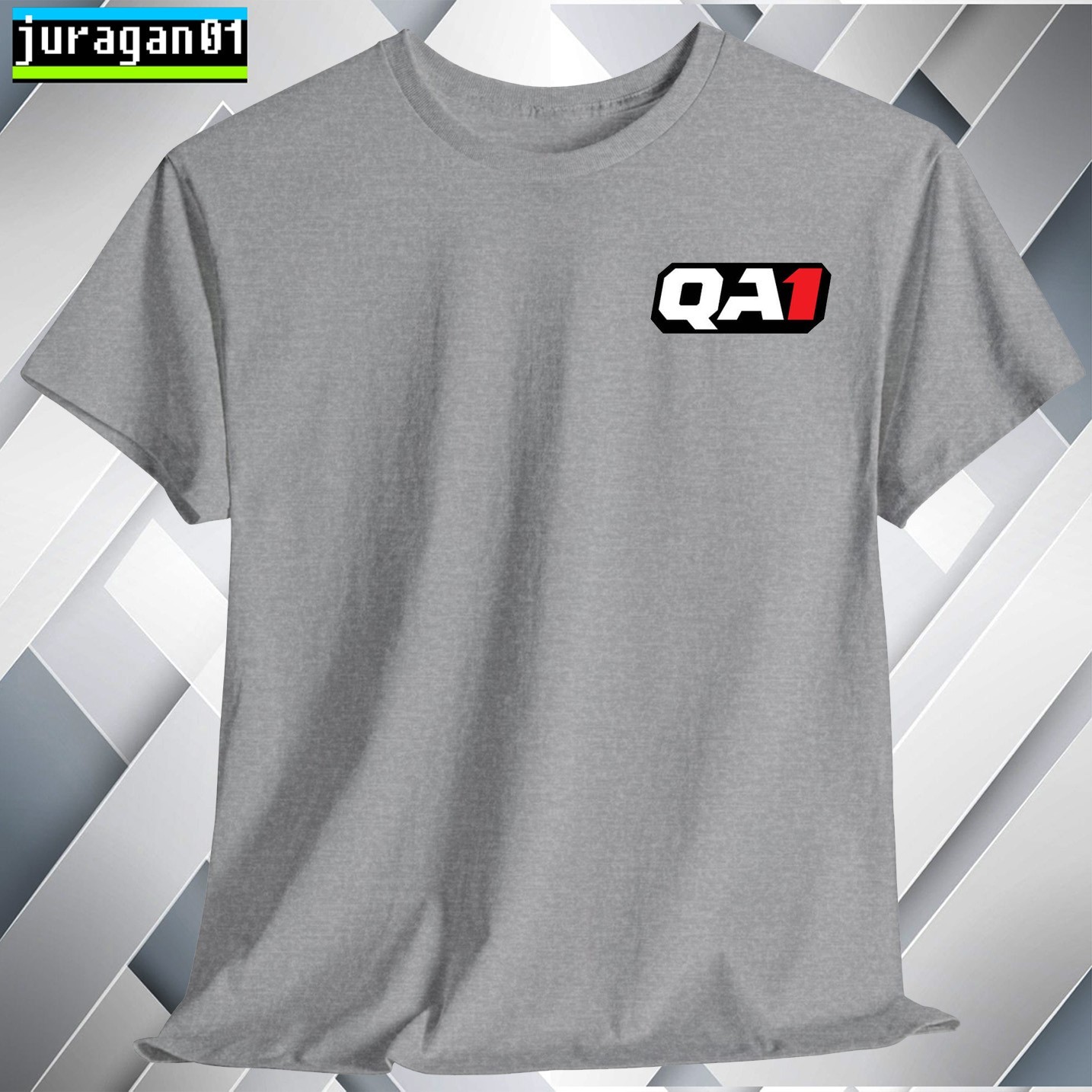 QA1 Kits T-Shirt Small Logo Black/Gray/Blue/Red/White S to 5XL Made in USA