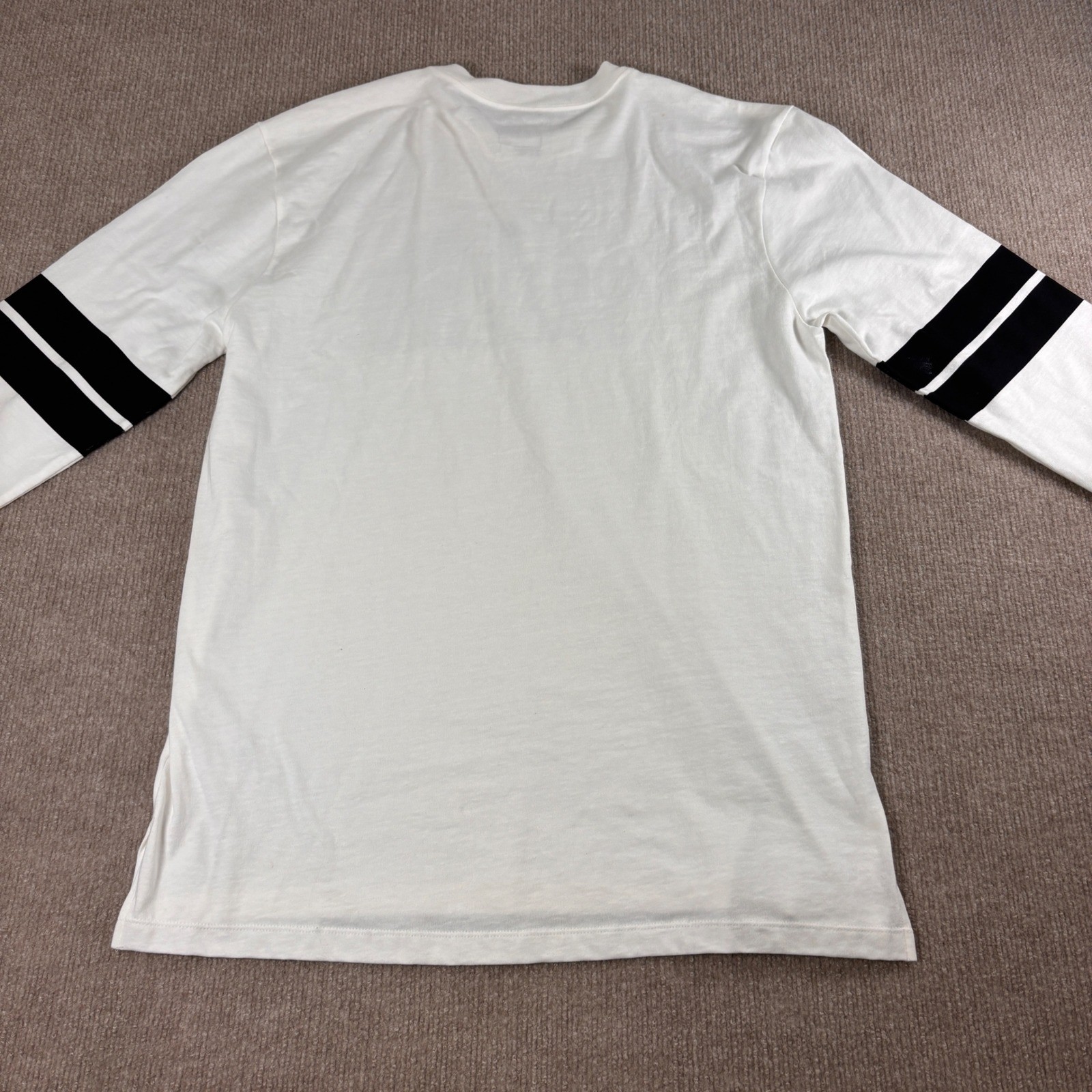 The North Face White Black Colleigiate Long Sleeve Shirt Men’s Sz Large NWT Flaw