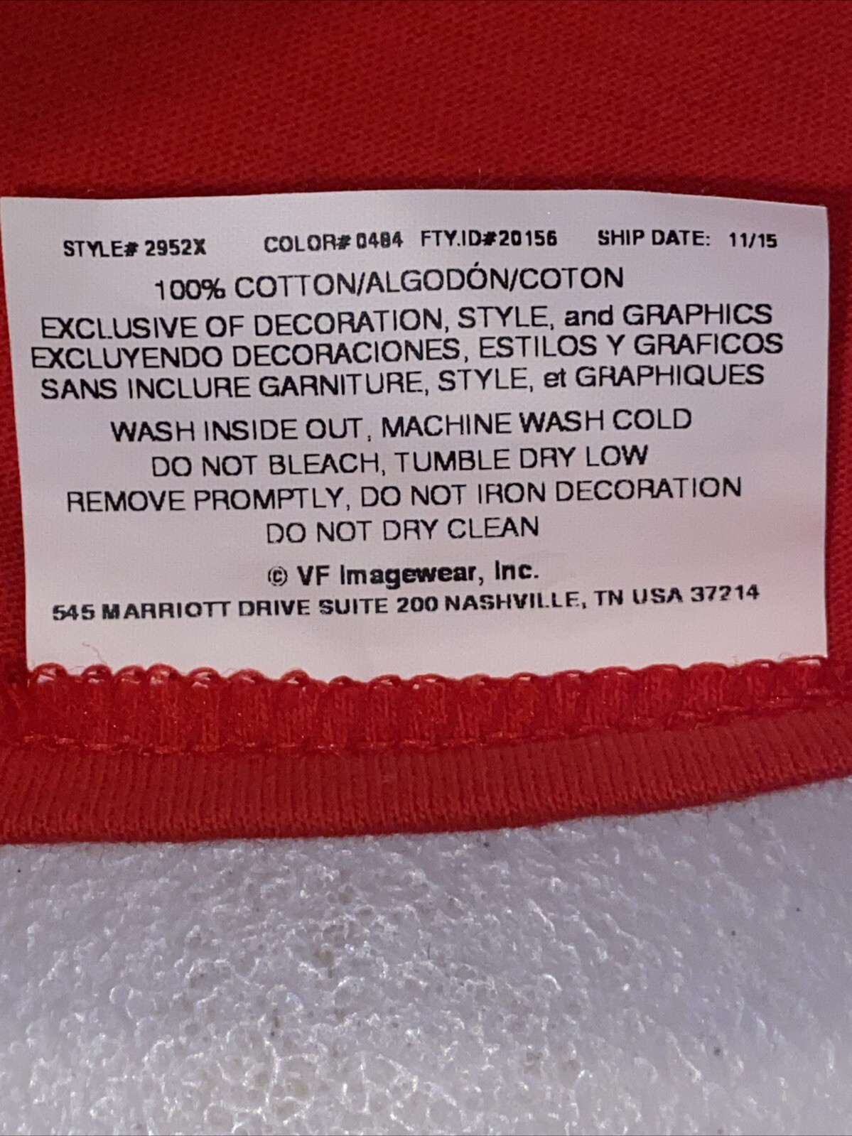 Cincinnati Reds Genuine Merchandise Red Tee Size 2XL Pit To Pit 26” L 31”