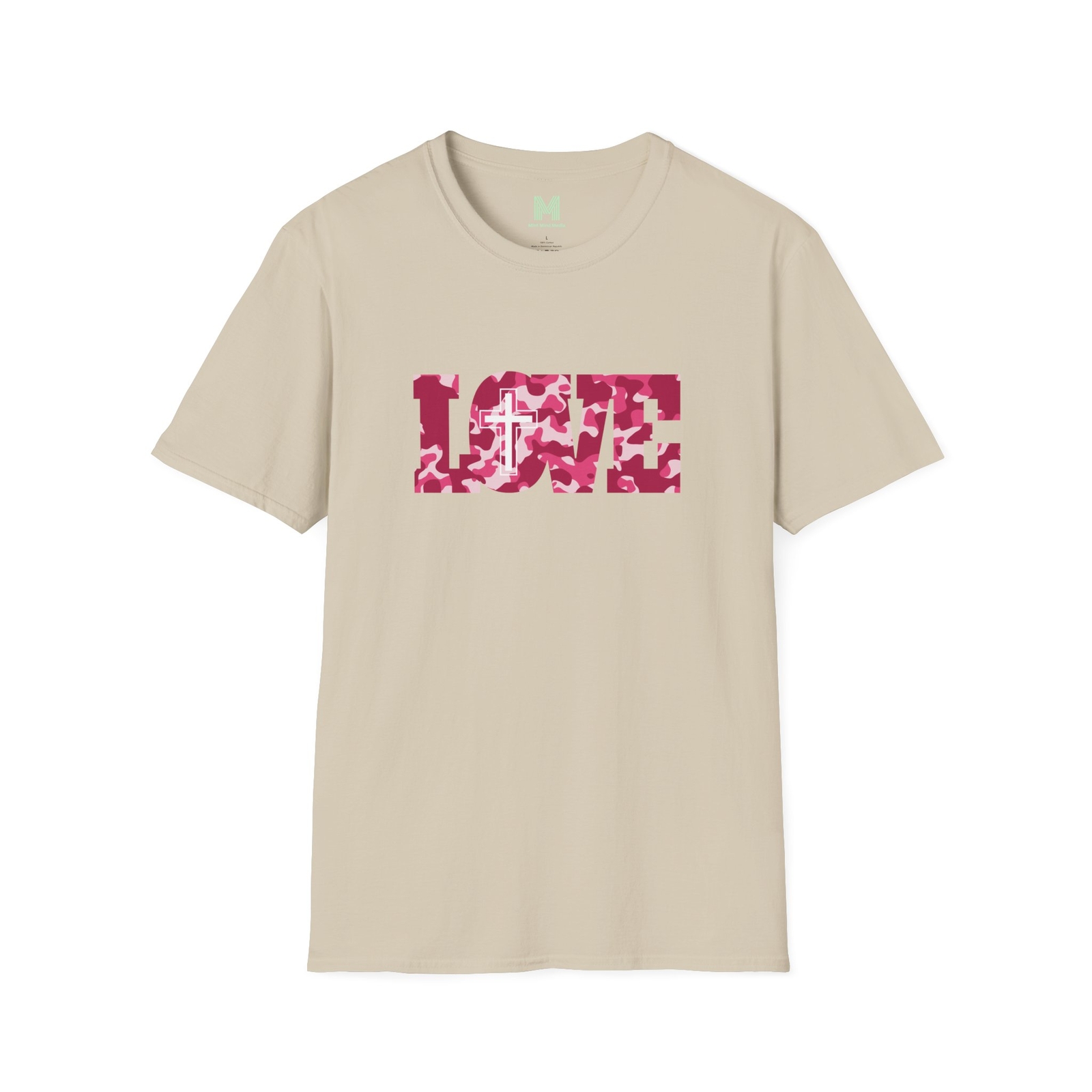 Love Christ Camouflage – Red T Shirt
