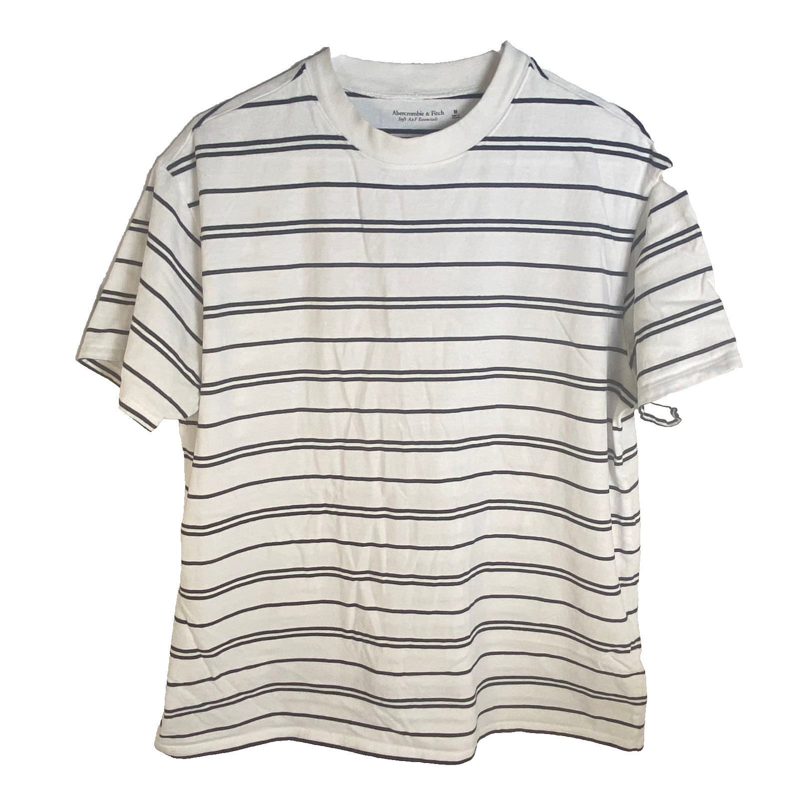 Abercrombie & Fitch striped t-shirt in white and Black Women Size M