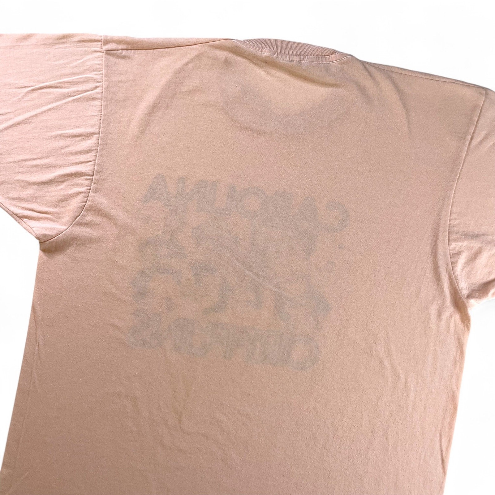 Vtg 80s Carolina Orffuns T-Shirt Cartoon Music Instruments Screen Stars USA L