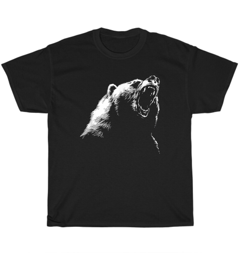 Bear Animal Lover Hiking Camping Outdoor Hiker Camper T-Shirt Unisex Tee Gift