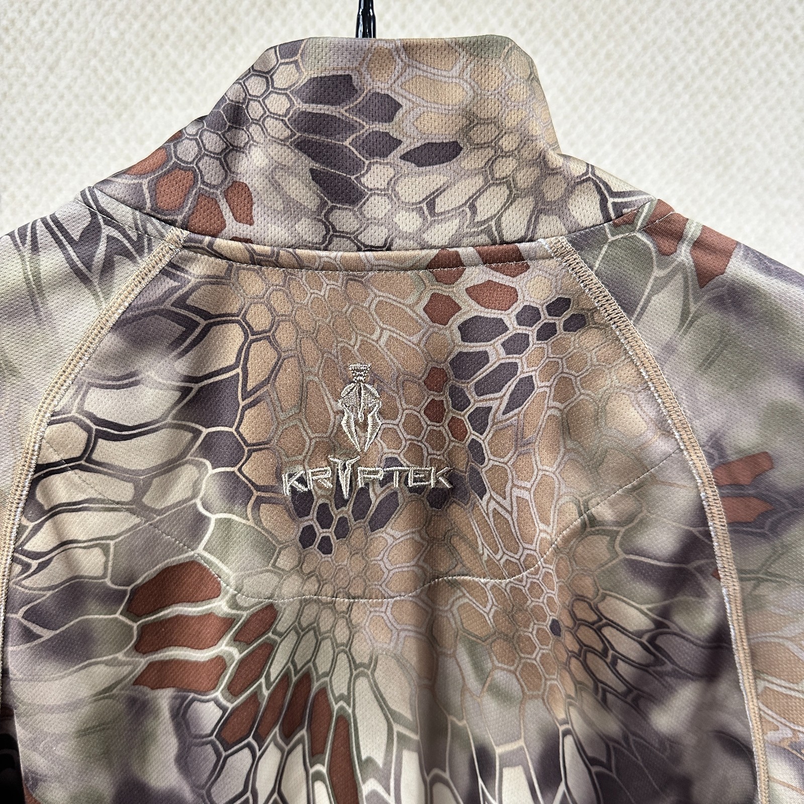 Kryptek Valhalla 1/4 Zip Pullover Mens S Highlander Camouflage Tactical Shirt