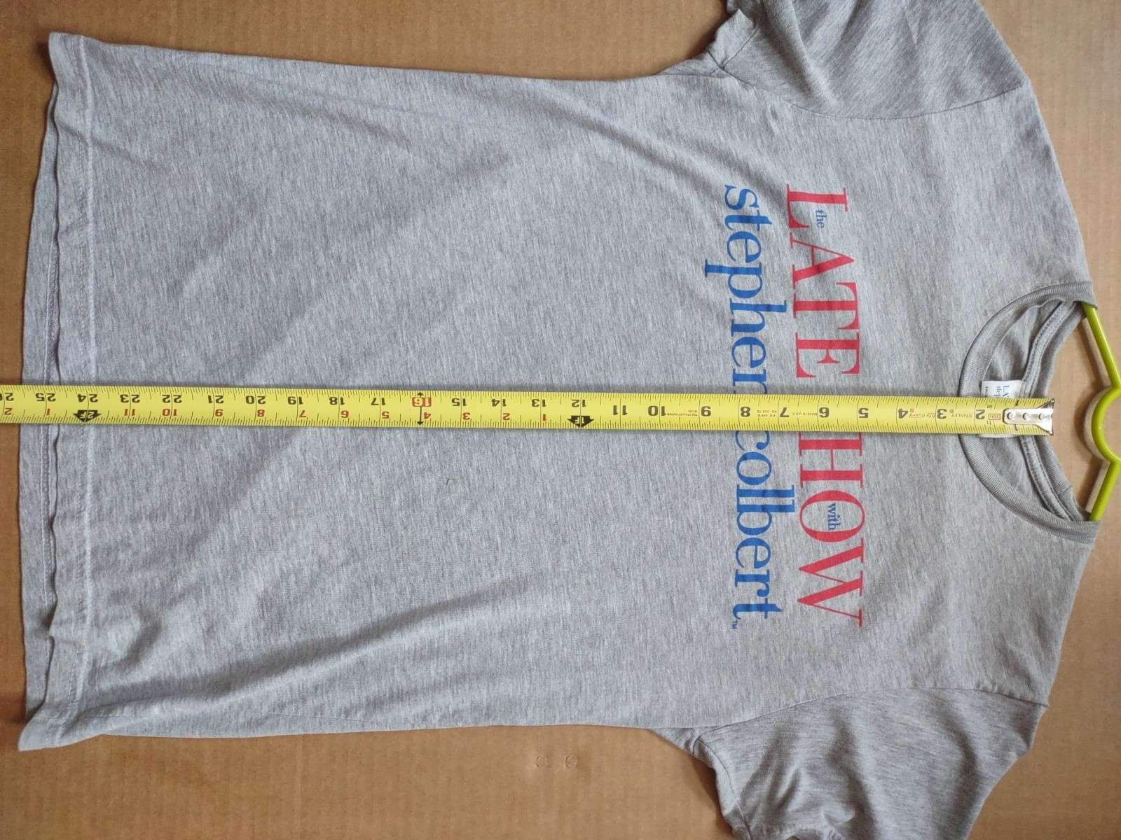 Official Authentic Late Show With Stephen Colbert T-Shirt Unisex Small Comfy Tee