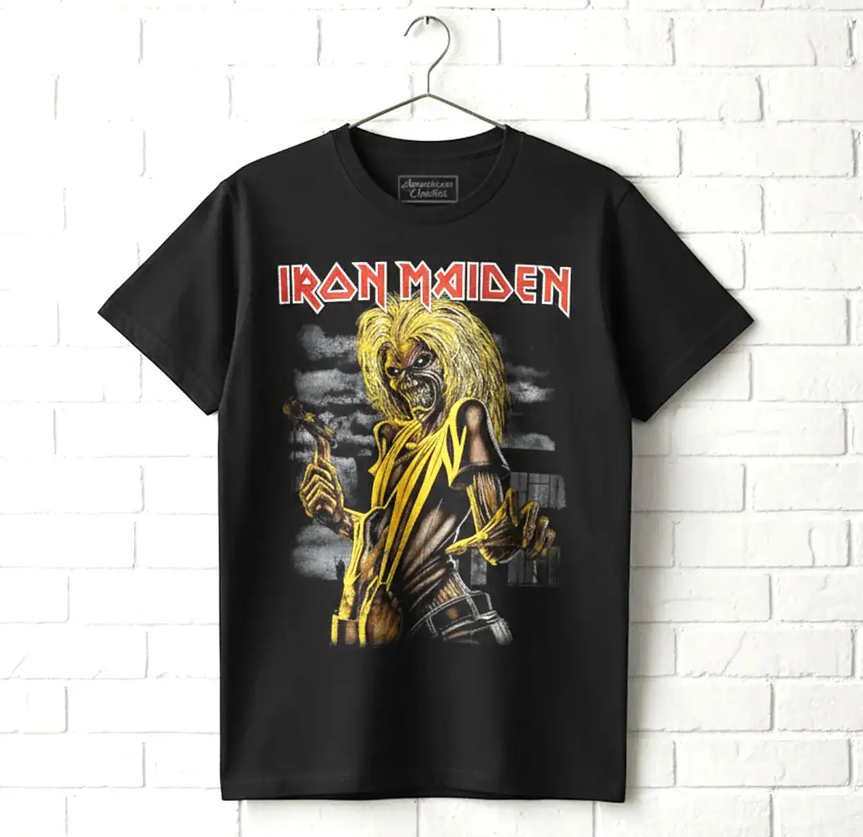 Iron Maiden Killers Men’s T Shirt Eddie Hammer Heavy Metal Rock Band Concert
