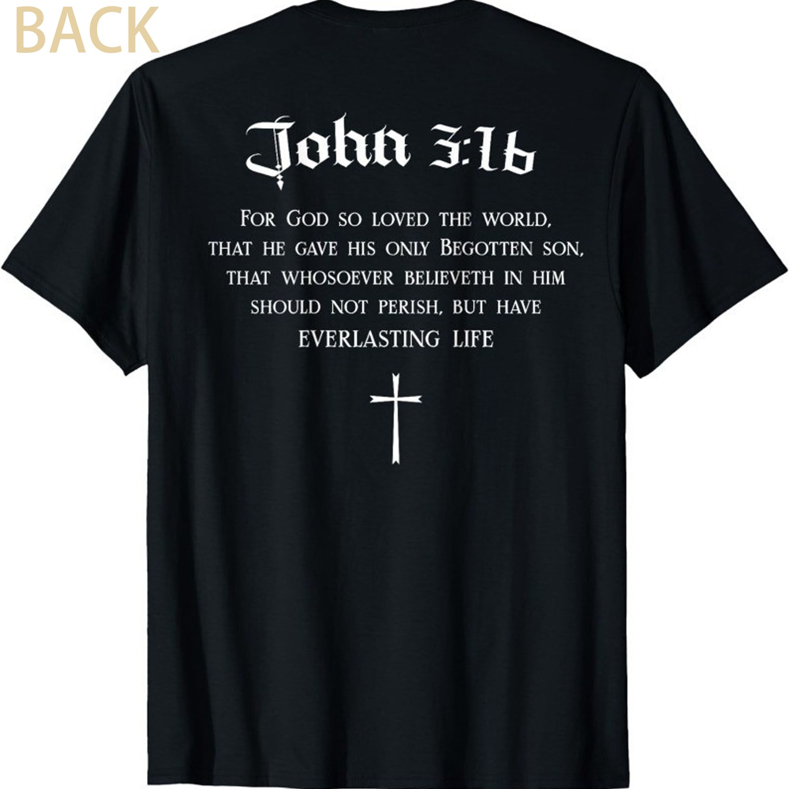 Christian Bible Verse Graphic T-Shirt Faith Religious Casual Tee