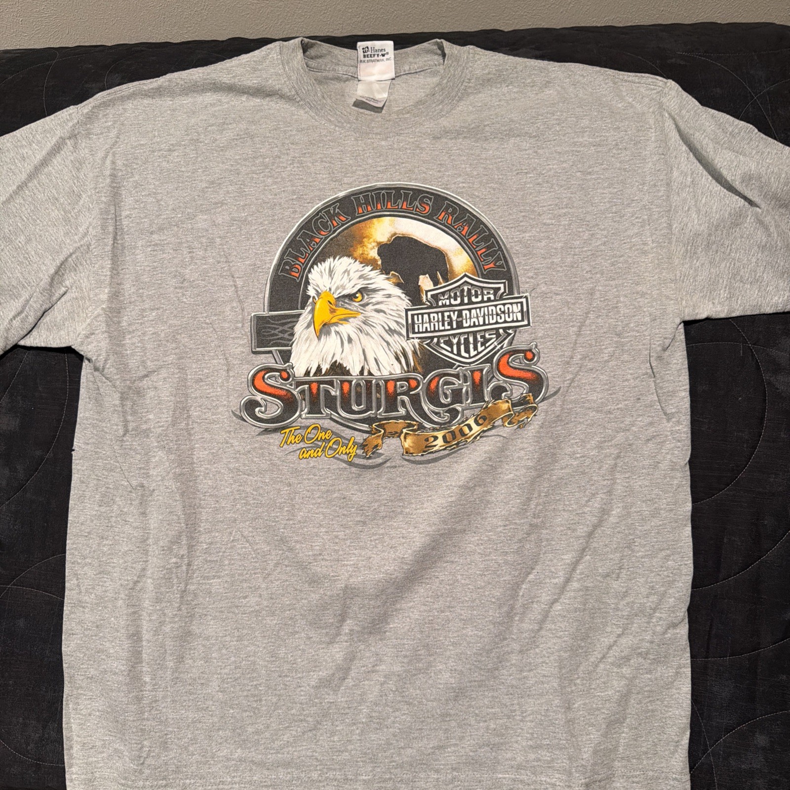 Vintage Sturgis Black Hills Rally 2006 Shirt XXL South Dakota Harley Davidson F9