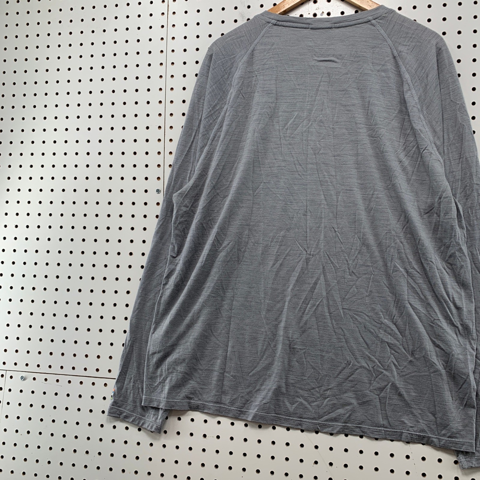 Smartwool T Shirt Mens XXL Grey Long Sleeve Base Layer Raglan Performance Top