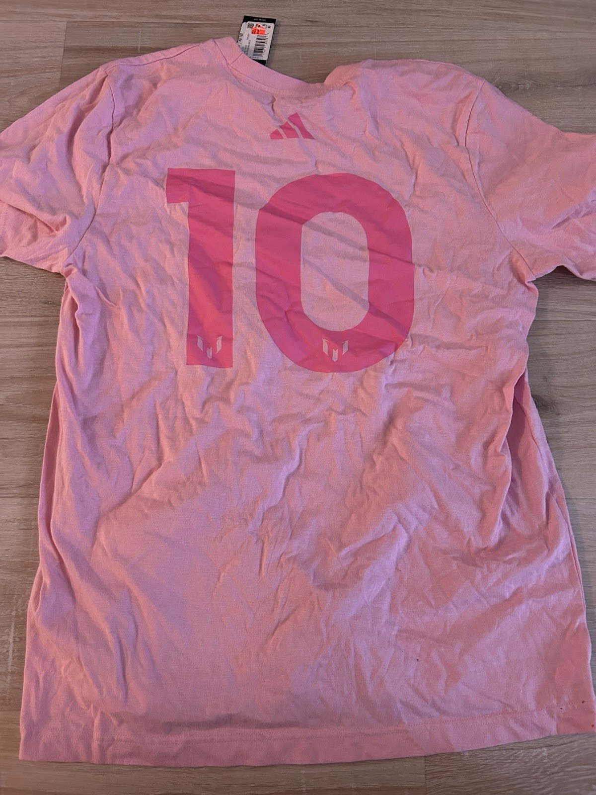 adidas Miami Lionel Fifa Messi Hometown Jersey Shirt Tonal Pink Mens JM1350