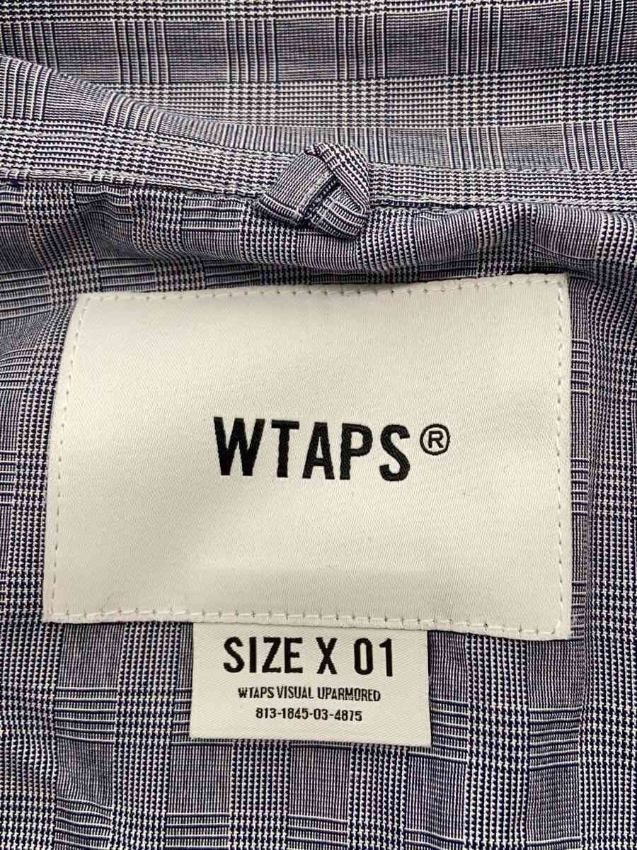 WTAPS 23AW BD LS BROADCLOTH TEXTILE 1 Cotton GRY Check 232GWDT SHM02