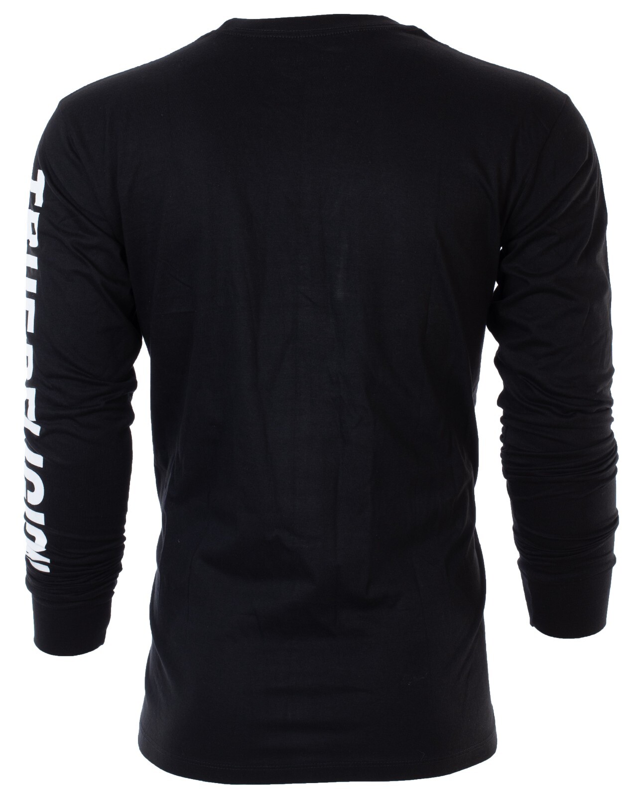 $79 TRUE RELIGION Black White WORLD TOUR Long Sleeve Designer Graphic T-shirt