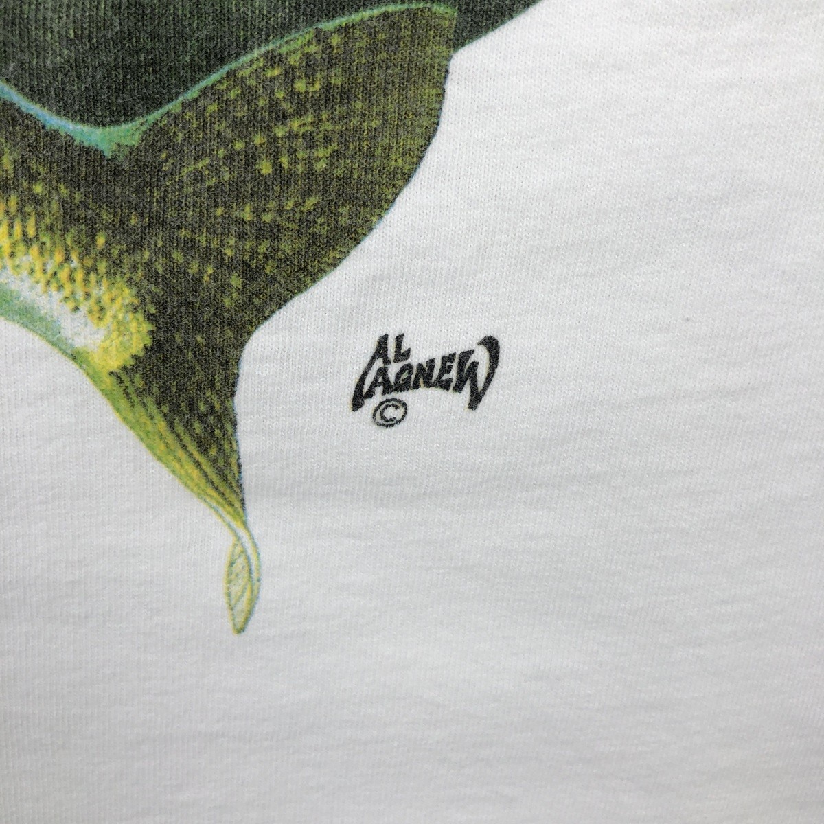 Used 90’S TSFORIGINALS fish print animal t-shirt made in USA men’s size XXL …