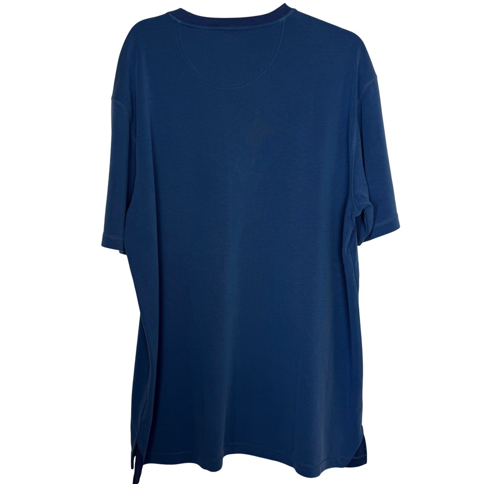 Nat Nast NWT Mens XL Blue Luxury Originals Modal Blend Textured Short Sleeve