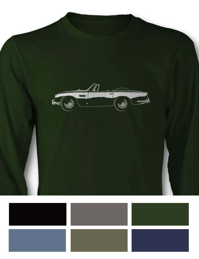 Aston Martin DB5 Convertible T-Shirt – Long Sleeves – Side View