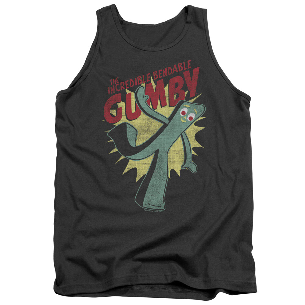 GUMBY BENDABLE Licensed Men’s Tank Top Sleeveless Tee SM-2XL