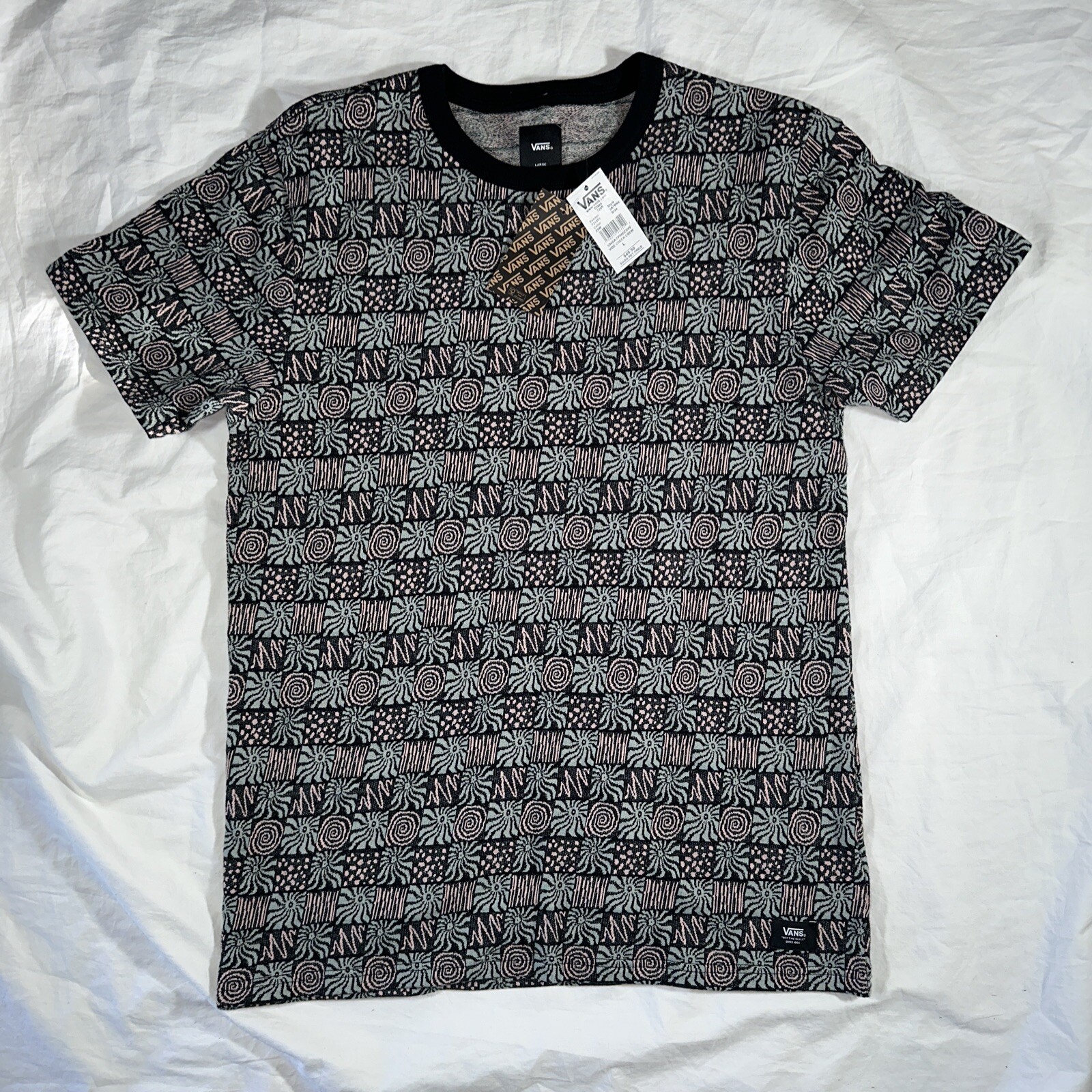 Vans Men’s Vibe Check Crew Large T-Shirt (Retail $49.50)