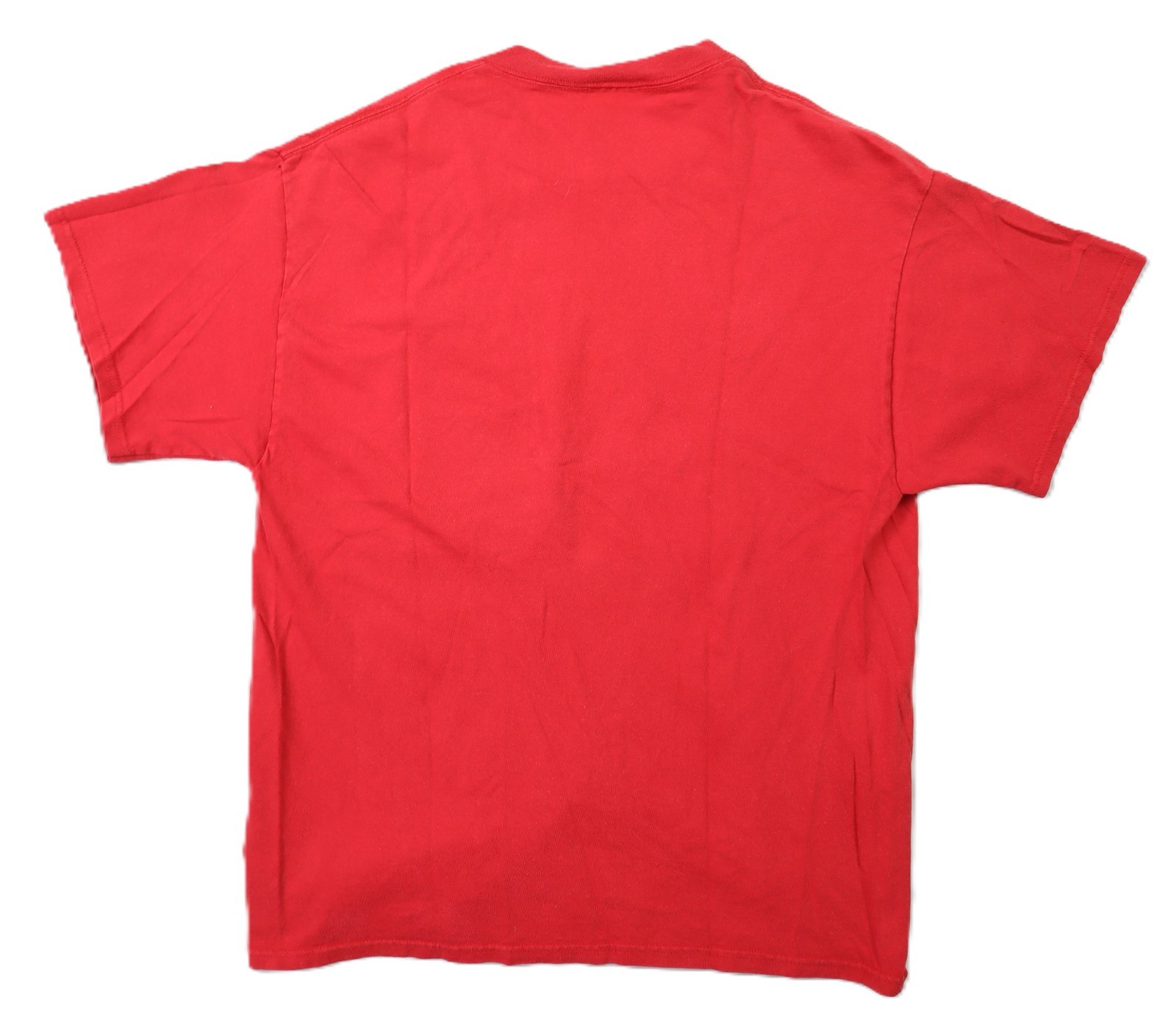VTG 90s Y2K Nike US Large Spellout Block Letter Print T Shirt Top Red