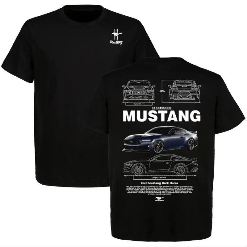 Ford Mustang Dark Horse Graphic T-shirt, Truck & Car Enthusiast Shirt, Perfect F