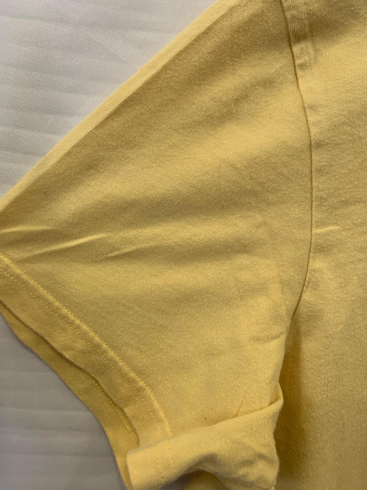 Paul Smith Jeans T-Shirt Mens L Light Yellow Multi-Color Stripe Graphic Logo#240