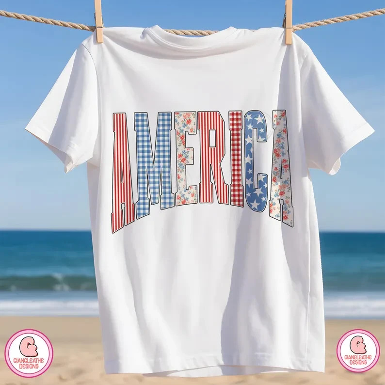 Retro America Shirt, Memorial Coquette Bow Shirt, 4th of July Tee