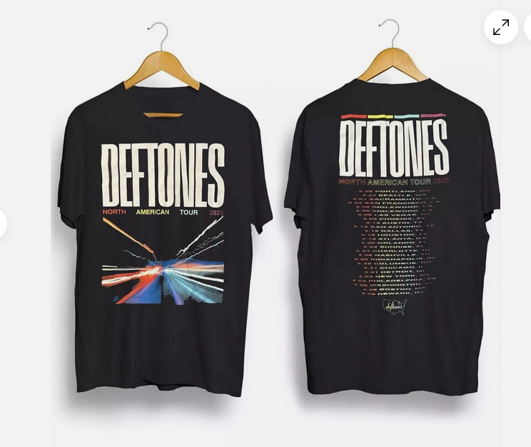 NEW!!! Deftones 2025 North American Tour Black T-Shirt S to 5X fan gift