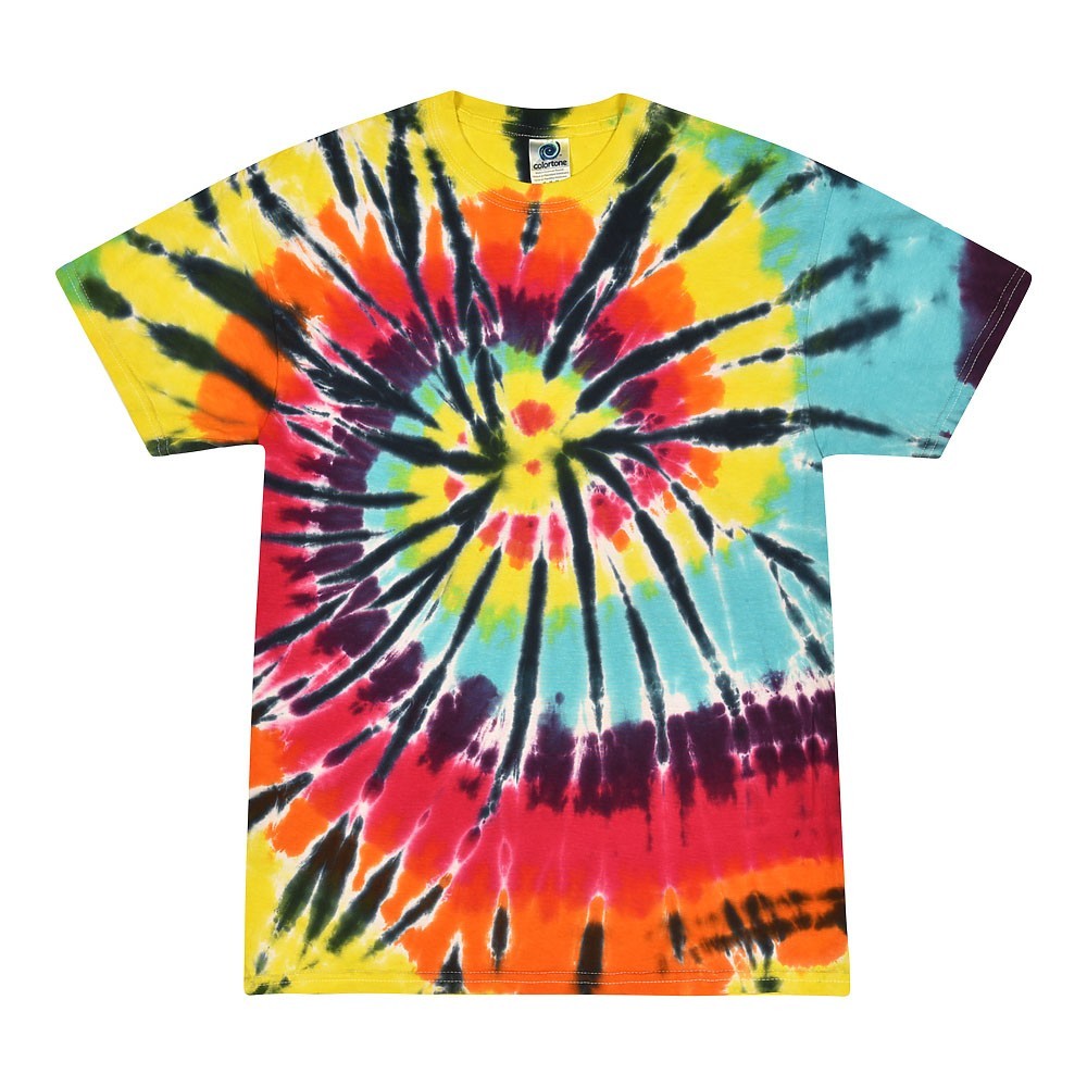 Multi-Color Tie Dye T-Shirts Adult SM – XXXXXL 100% Cotton Colortone