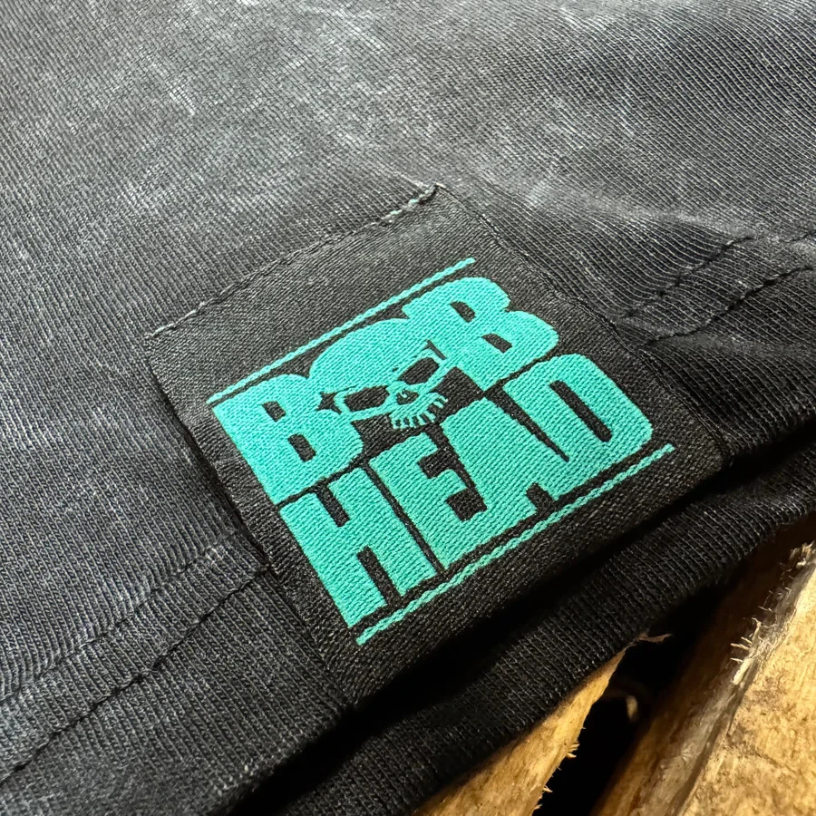 BOBHEAD Tech Tee Aqua Skull Lightweight Breathable Performance T-Shirt