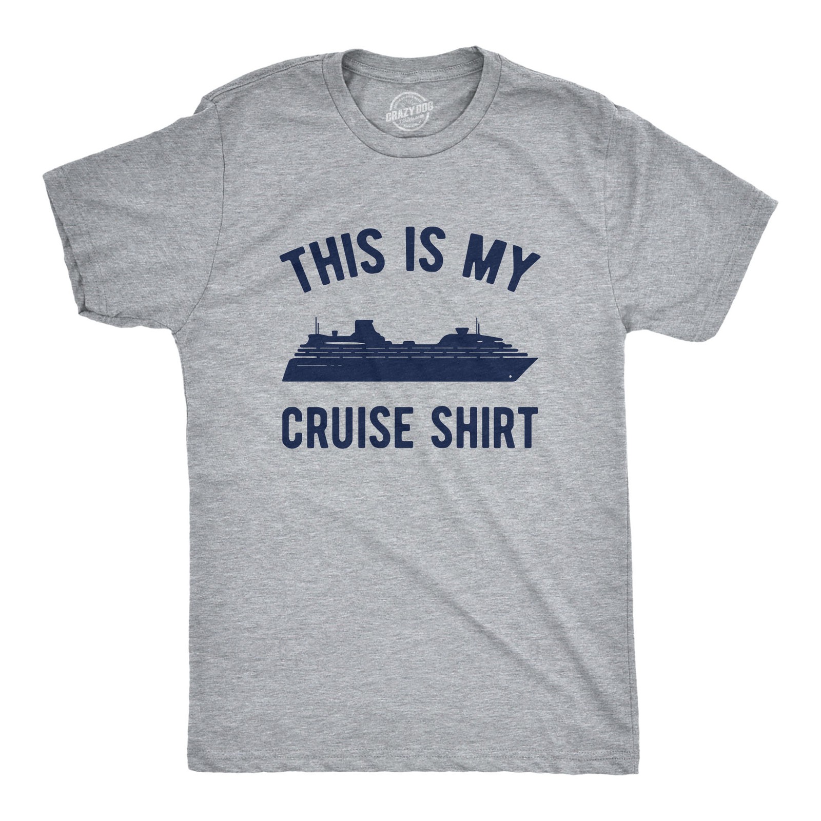 Mens This Is My Cruise Shirt Tee Funny Vacation Travel Boat T Shirt for Guys
