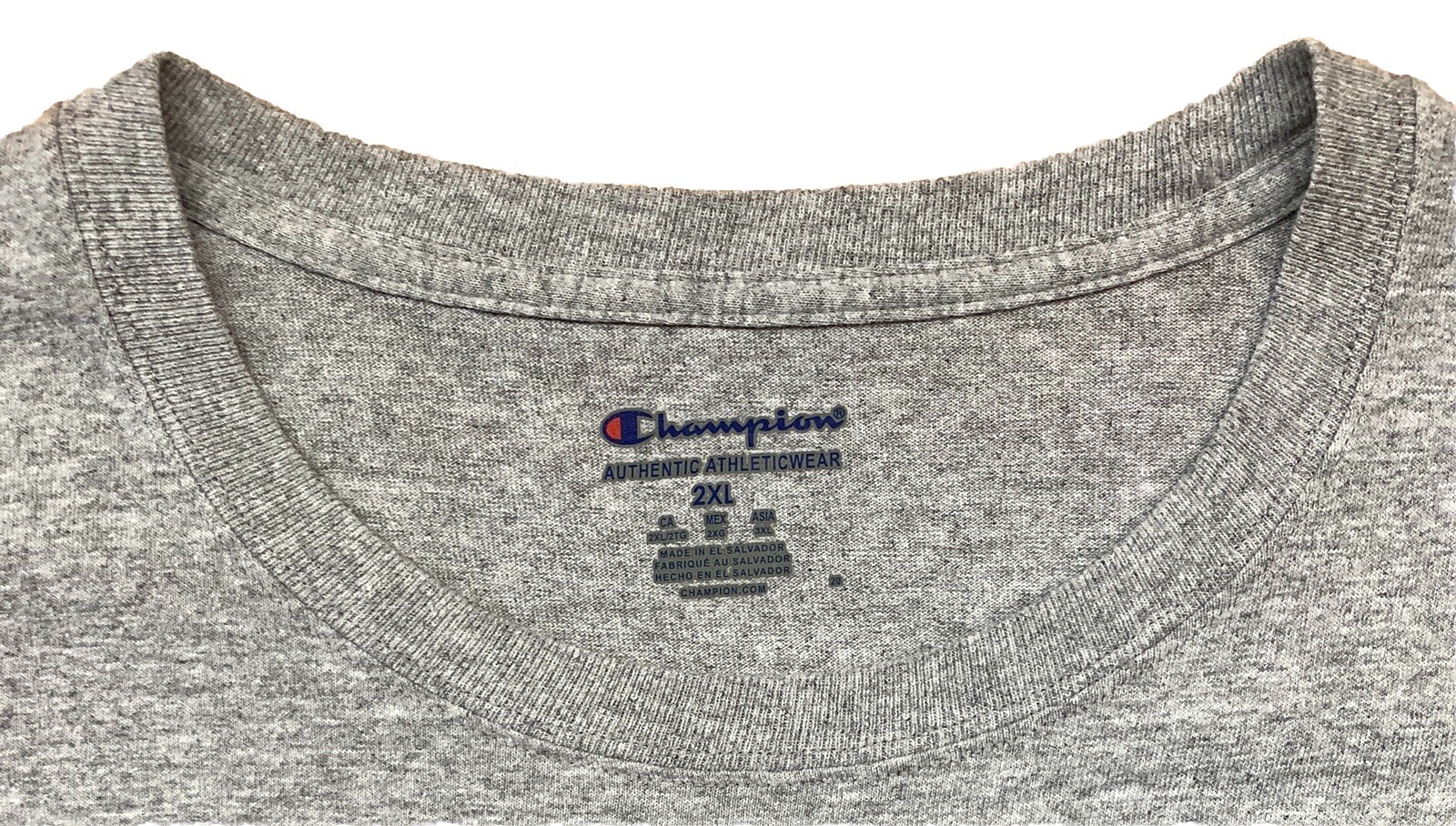 Champion Active Wear Sportswear T-Shirt Size 2XL Heather Gray XXL