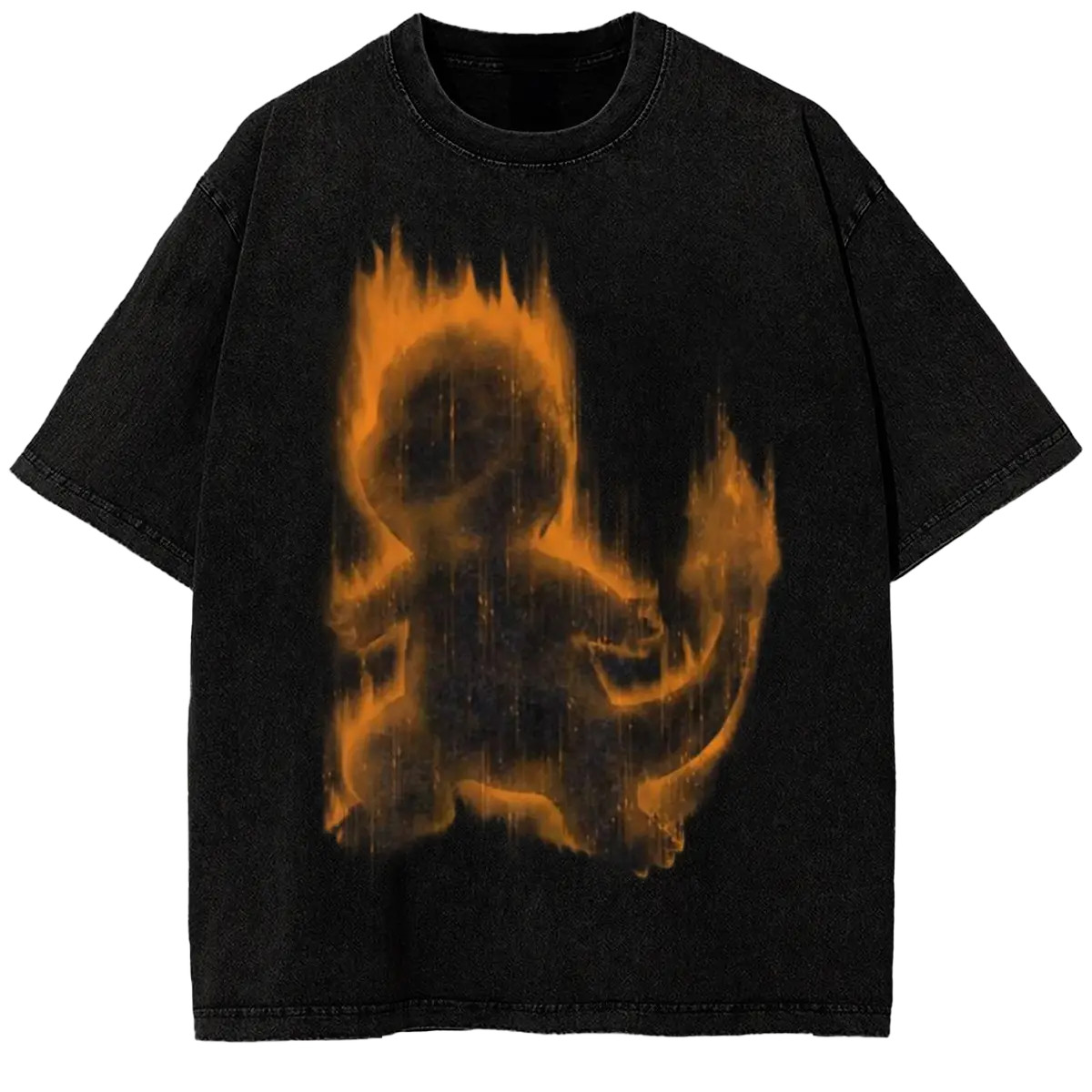 Retro P0kemon Charmander Graphic Fans And Lovers Anime T-Shirt