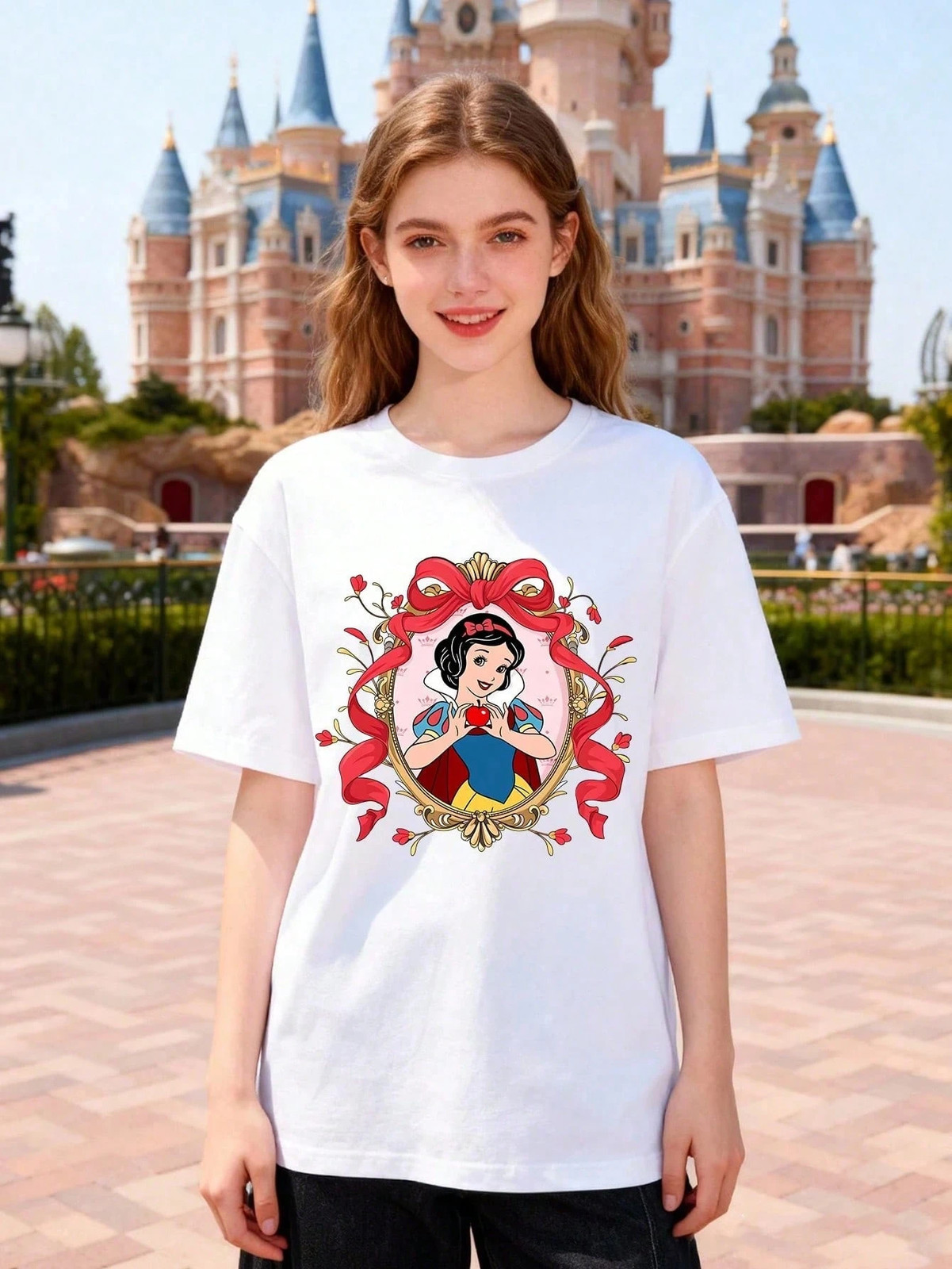 Disney Snow White Cute T-Shirt Unisex #2