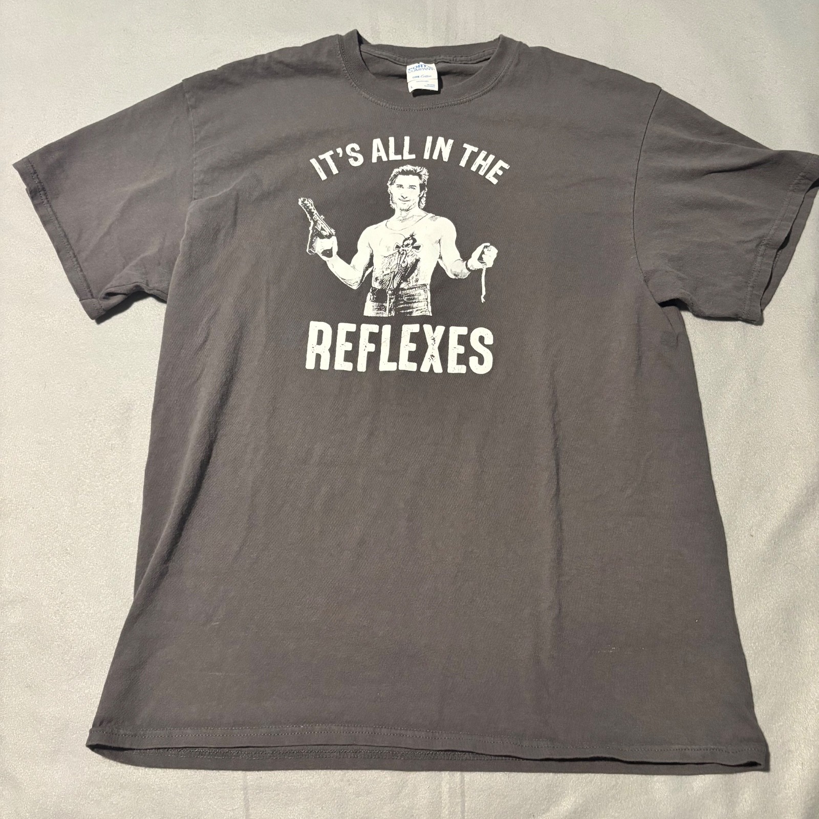 Jack Burton Shirt Mens L It’s All In The Reflexes Short Sleeve