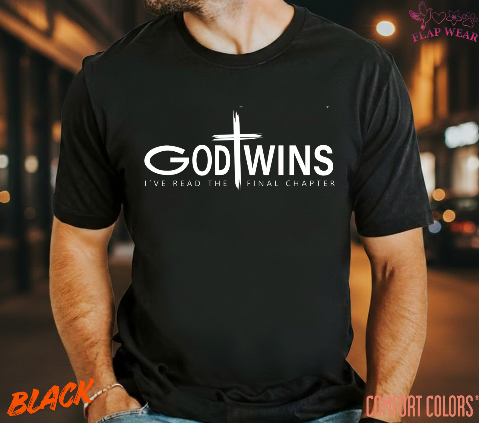 Unisex God Wins T-Shirt, Men T shirt,Women T shirt Gift Christian Cross Bible G