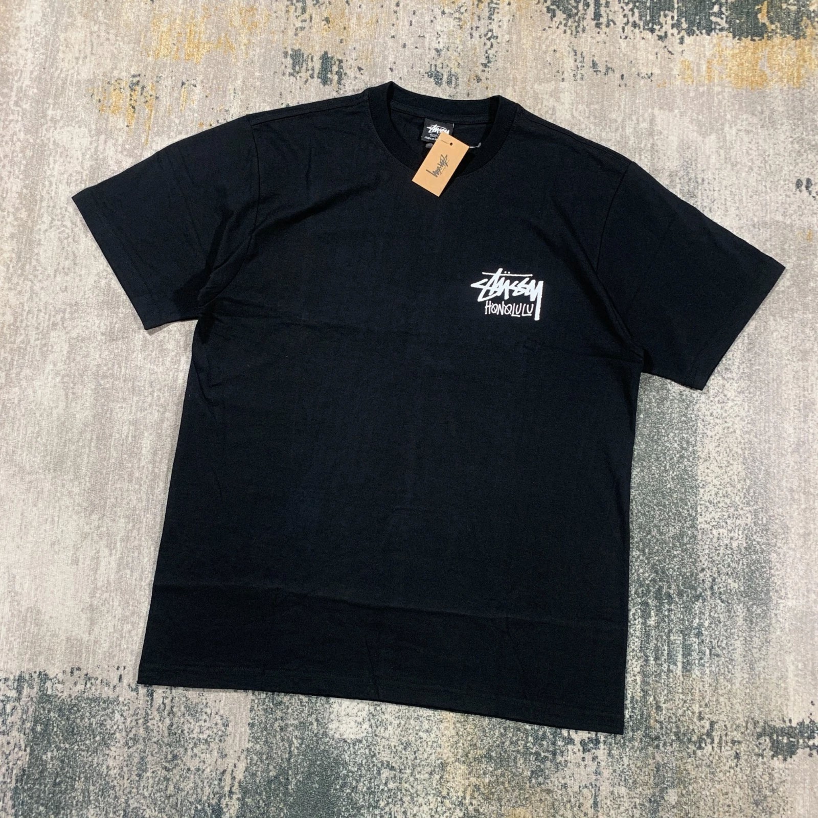 Stussy Stock Honolulu tee – Black S-5XL FREESHIPS