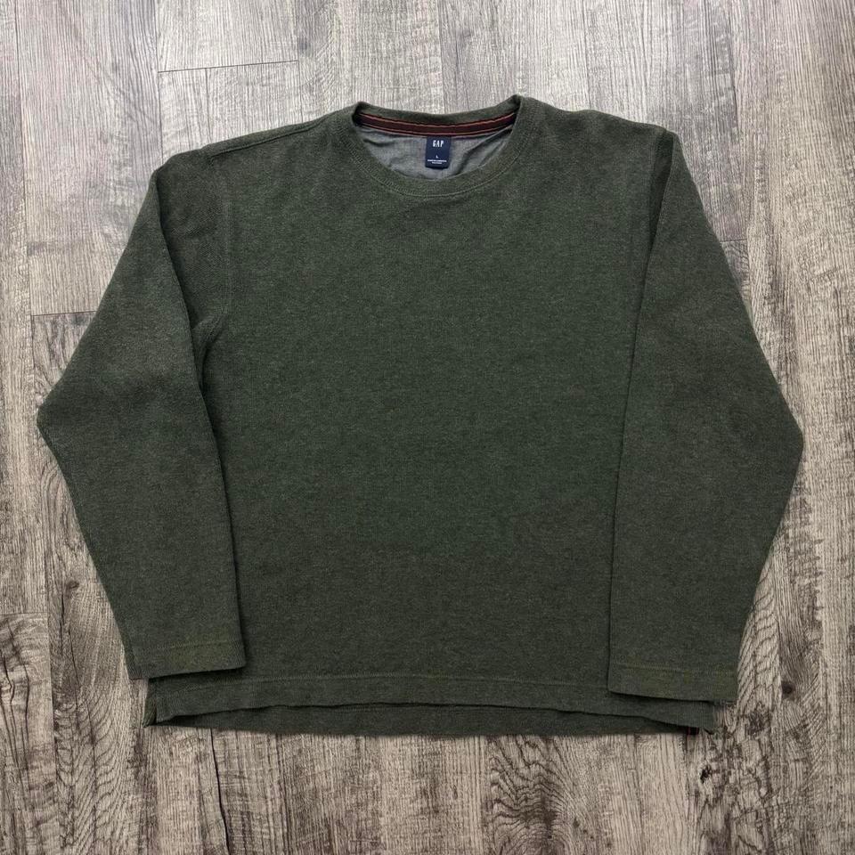 Vintage Y2K Gap Thick Cotton Essential Long Sleeve Shirt L