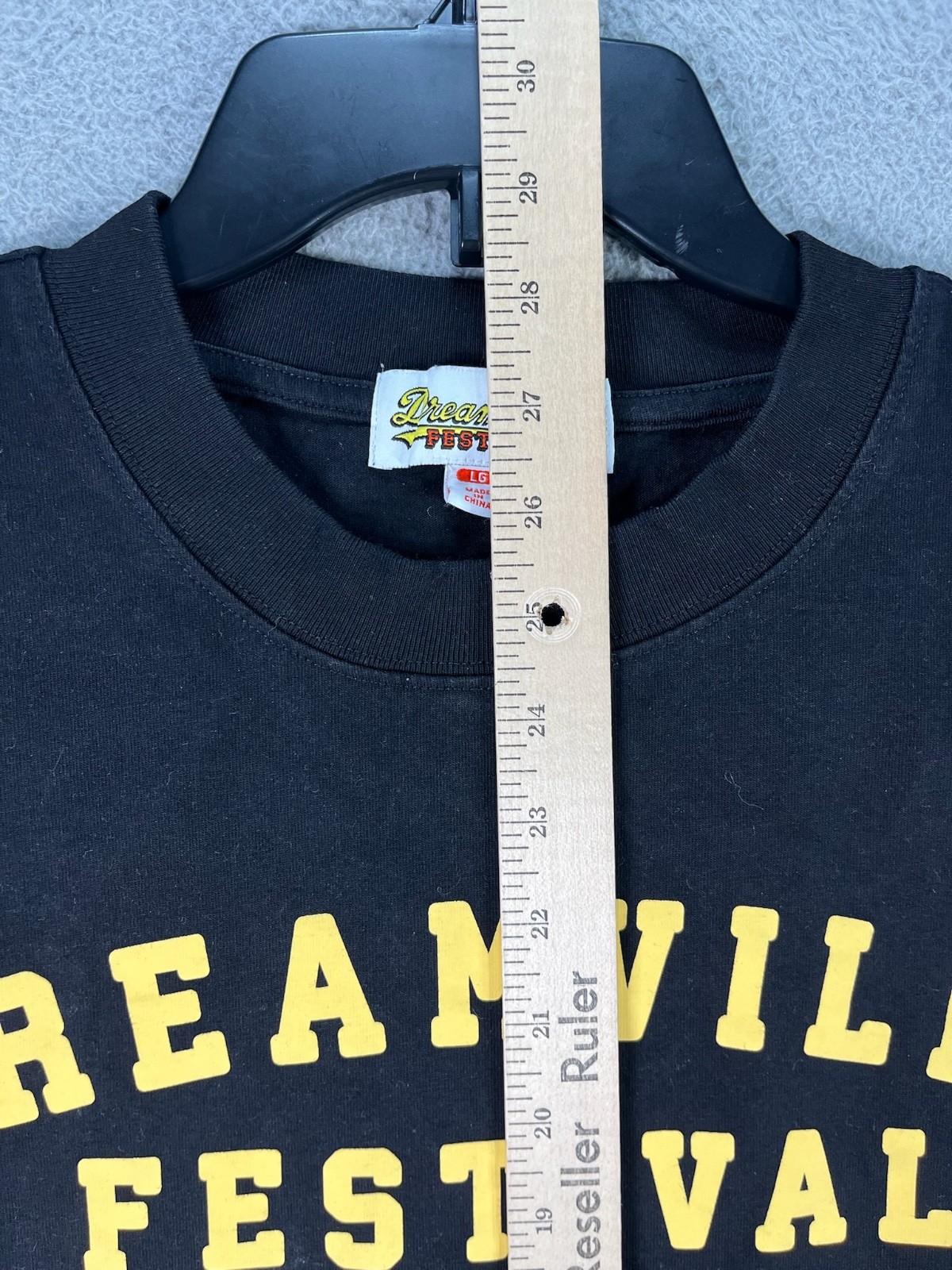 Dreamville T Shirt Mens Large Black Crew Neck Floral Magnolia Music Rap Cardinal