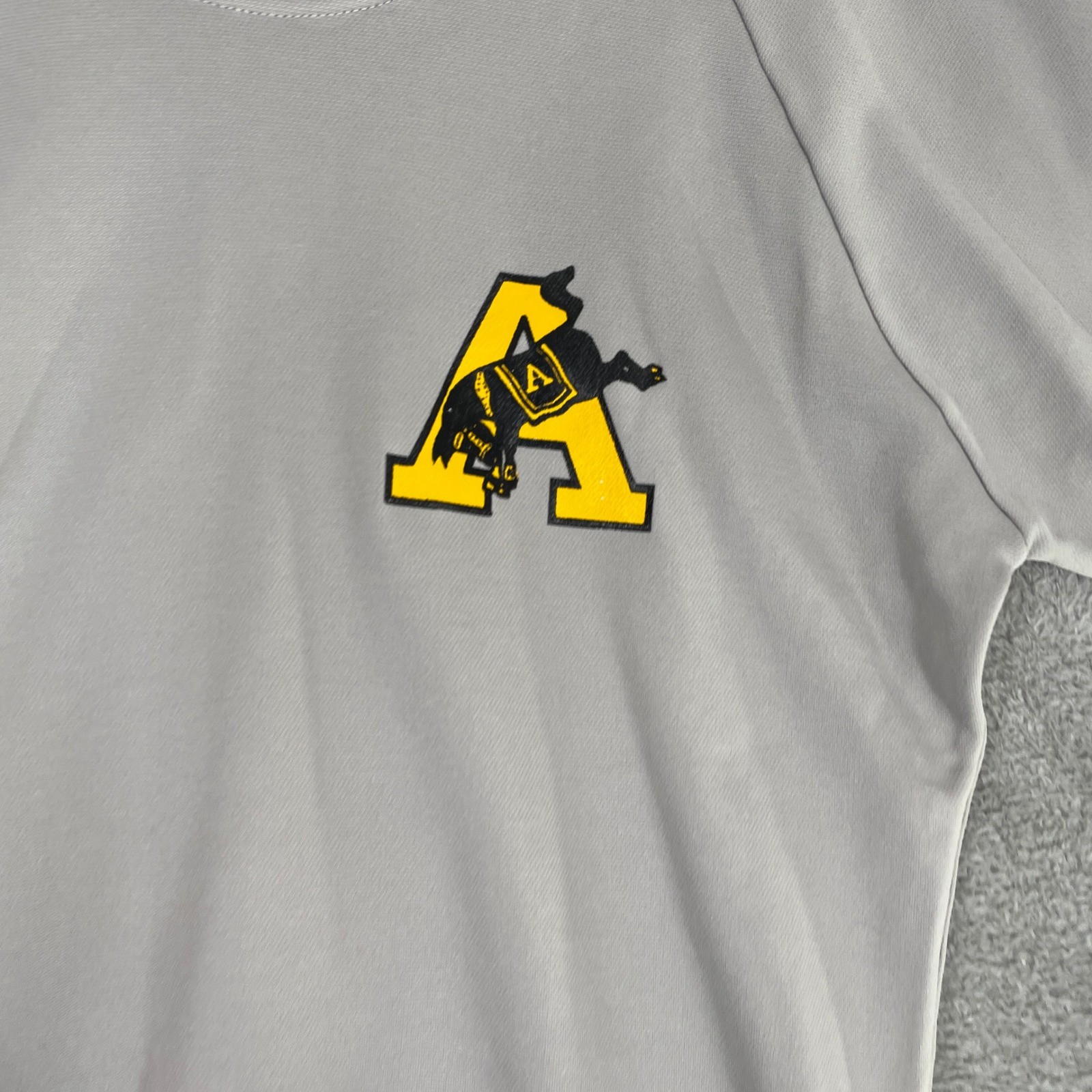 Vintage Army Black Knights Jersey Shirt Mens Medium Gray USA NCAA Rawlings