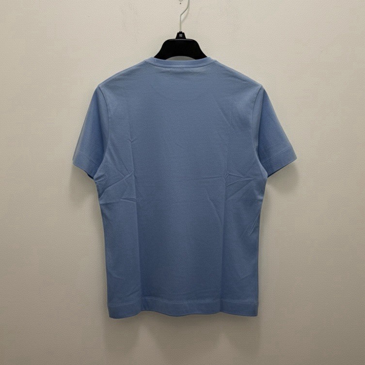 VERSACE NWT 90’s Tribute Runway Blue Logo Tee Shirt Medium Collectible Designer