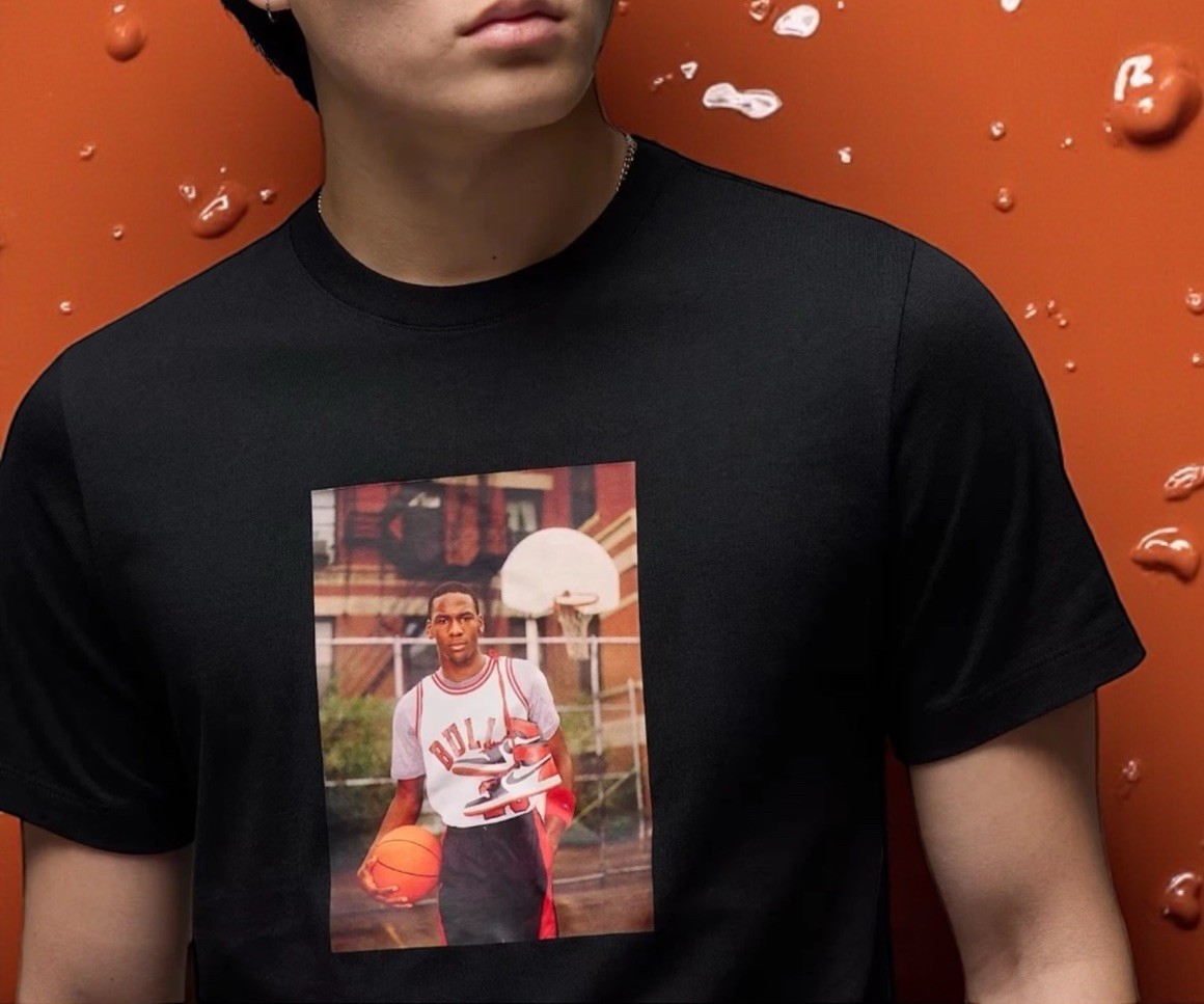 $40 Nike Men’s Air Jordan Brand Photo T-Shirt Carbon Heather HJ2354 XL