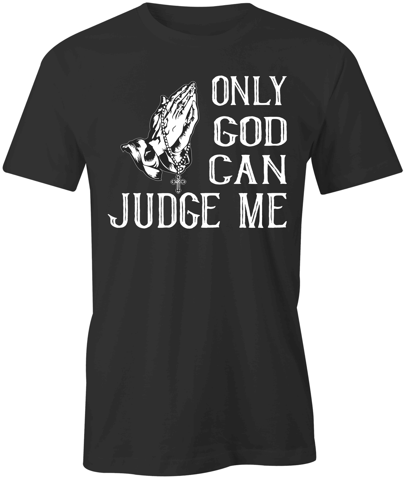 ONLY GOD CAN JUDGE TShirt Tee Short-Sleeved Cotton CLOTHING CHRISTIAN S1BSA94