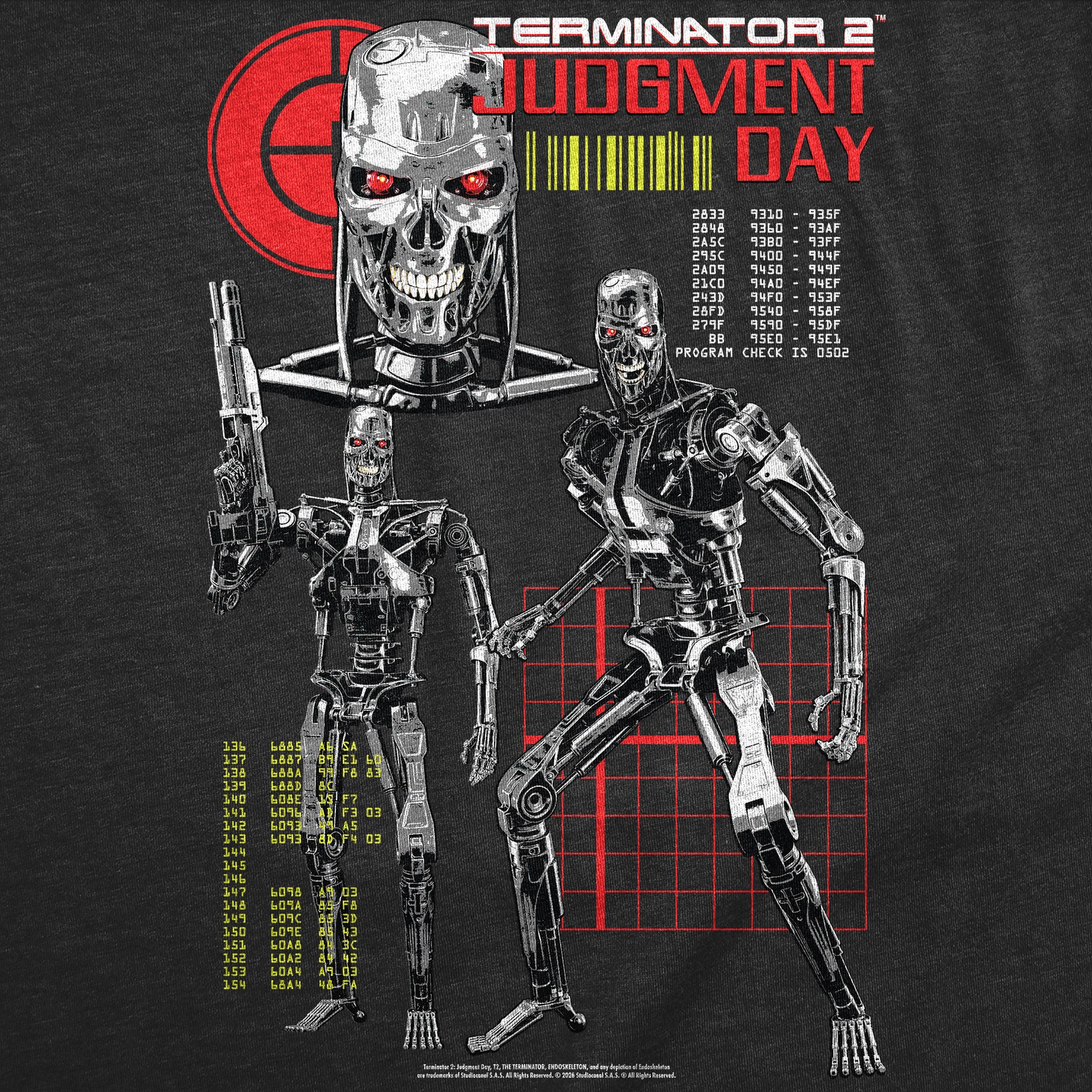 Mens Funny T Shirts Terminator 2 Endo Collage Retro Terminator Movie Tee For Men